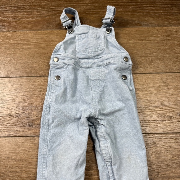 Hanna Andersson Corduroy Overalls Toddlers 18-24 Month, Blue/Gray, Fall, Cords - Picture 1 of 11